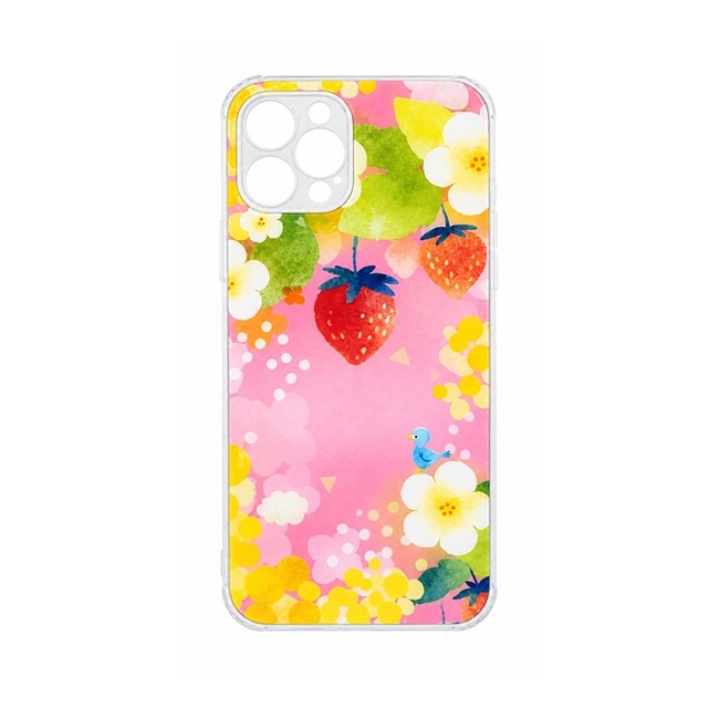 Θήκη Σιλικόνης με Σχέδιο για Apple iPhone 13 Pro Max - Straw
