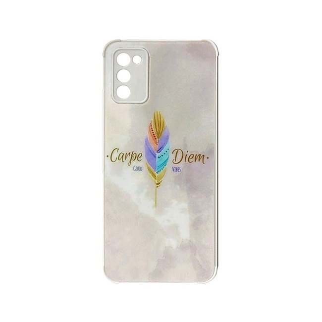 Θήκη Σιλικόνης με Σχέδιο για Samsung Galaxy A03s - Carpe Diem