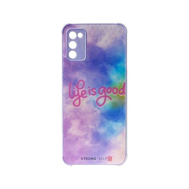 Θήκη Σιλικόνης με Σχέδιο για Samsung Galaxy A03s - Life Is Good