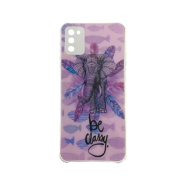 Θήκη Σιλικόνης με Σχέδιο για Samsung Galaxy A03s - Be Classy Elephant