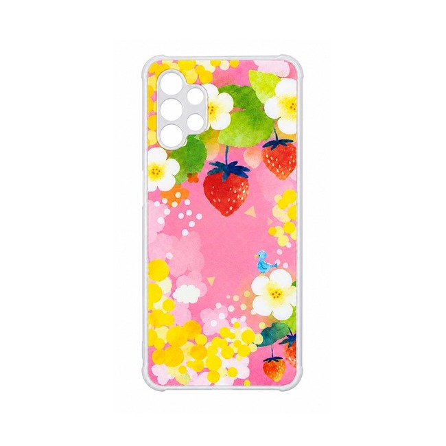 Θήκη Σιλικόνης με Σχέδιο για Samsung Galaxy A32 4G - Straw
