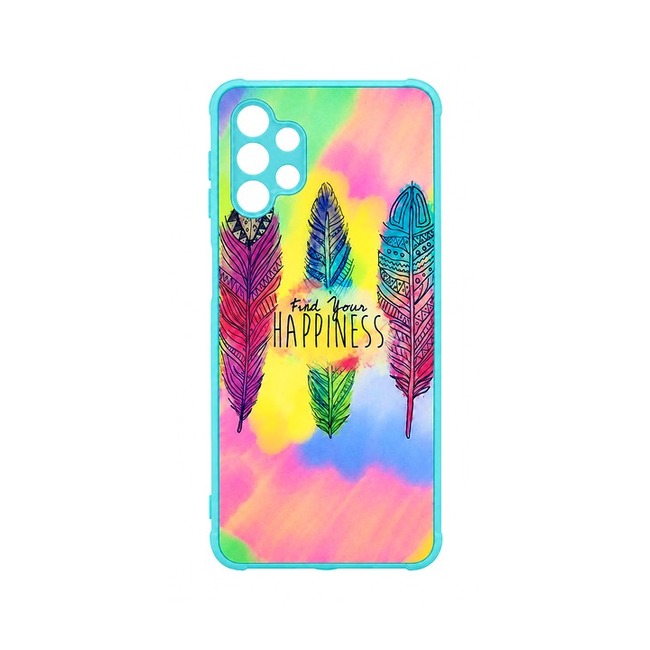 Θήκη Σιλικόνης με Σχέδιο για Samsung Galaxy A32 4G - Find Your Happiness
