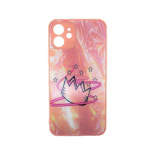 Θήκη Σιλικόνης με Σχέδιο για Apple iPhone 12 - Crown