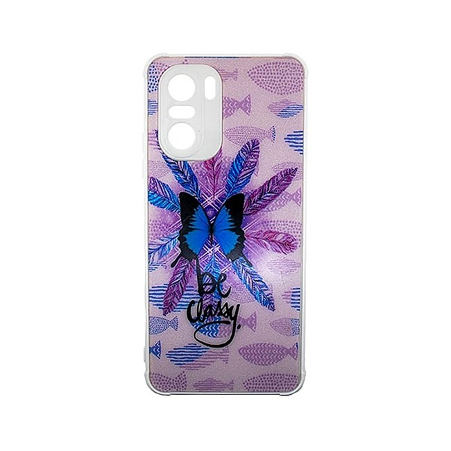 Θήκη Σιλικόνης με Σχέδιο για Xiaomi Poco F3 - Be Classy Butterflies