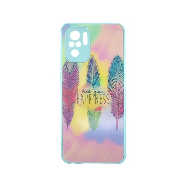 Θήκη Σιλικόνης με Σχέδιο για Xiaomi Redmi Note 10S - Find Your Happiness