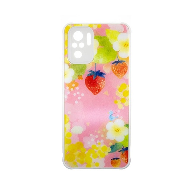 Θήκη Σιλικόνης με Σχέδιο για Xiaomi Redmi Note 10S - Straw