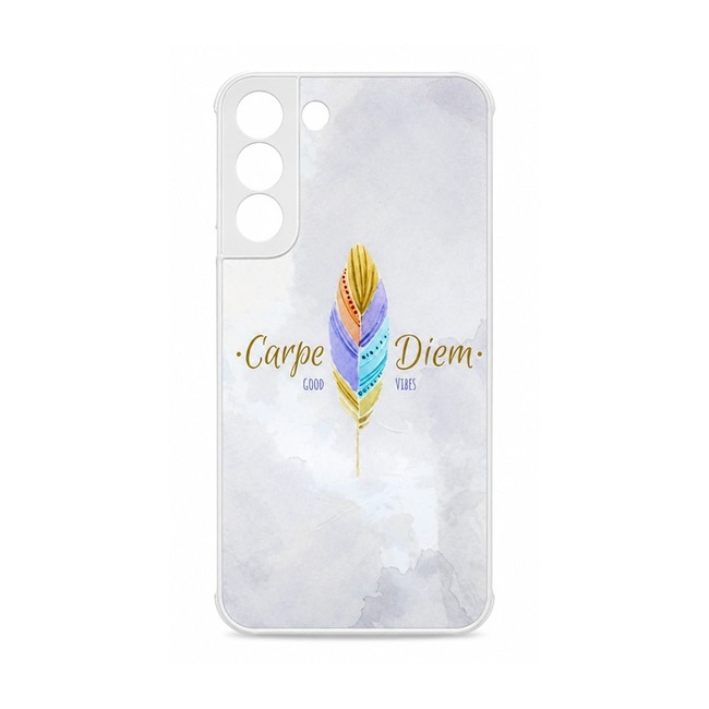 Θήκη Σιλικόνης με Σχέδιο για Samsung Galaxy S22 Plus - Carpe Diem