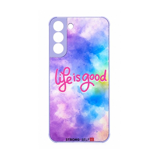 Θήκη Σιλικόνης με Σχέδιο για Samsung Galaxy S22 Plus - Life Is Good