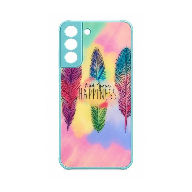 Θήκη Σιλικόνης με Σχέδιο για Samsung Galaxy S22 - Find Your Happiness