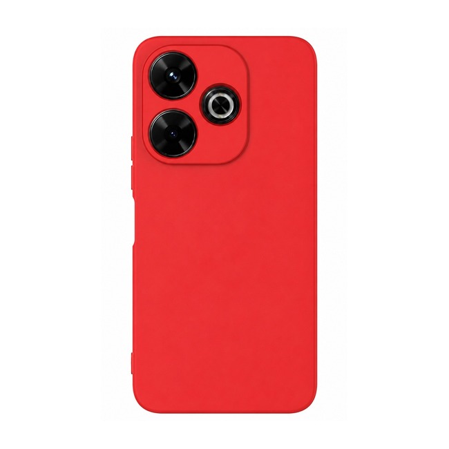 θήκη σιλικόνης (Soft) για Xiaomi Poco M6 4G - κόκκινη