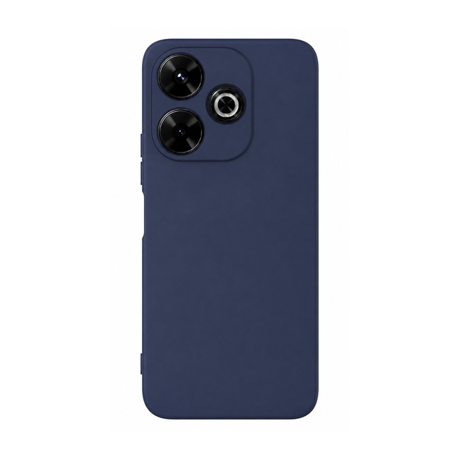 θήκη σιλικόνης (Soft) για Xiaomi Poco M6 4G - μπλε ναυτικό