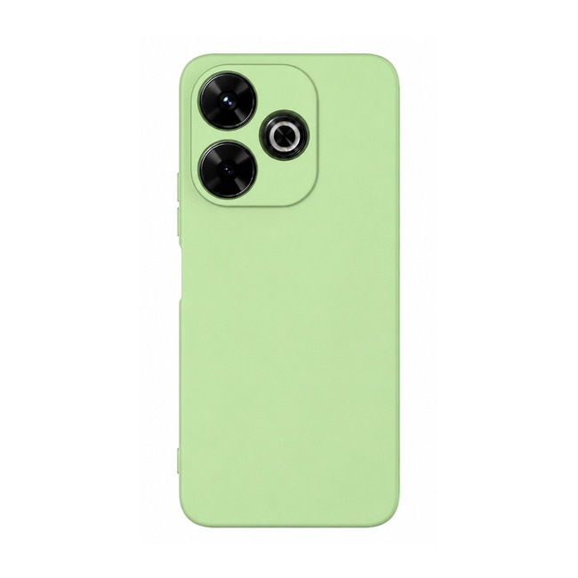θήκη σιλικόνης (Soft) για Xiaomi Poco M6 4G - φιστικί
