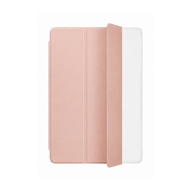 Tri-Fold Tablet Case with Transparent Back για Samsung Galaxy Tab A 10.5 2018 - ροζ χρυσή