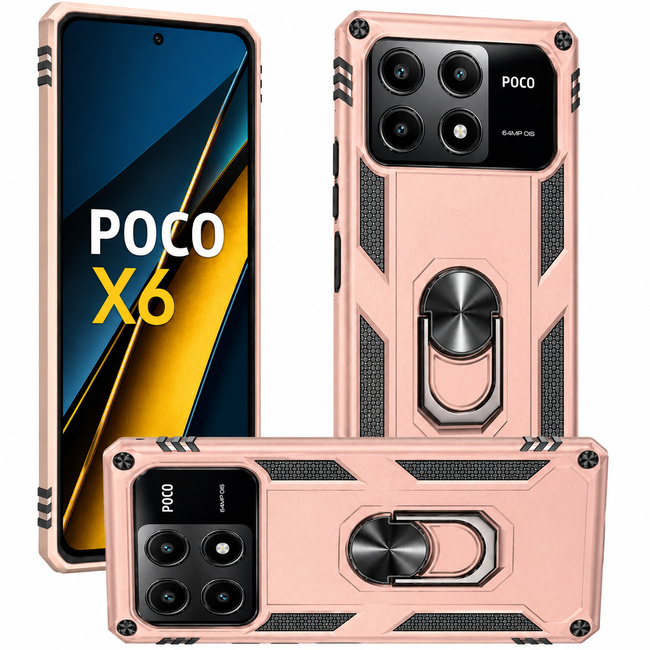Θήκη Armor για Xiaomi Poco X6 - ροζ χρυσή