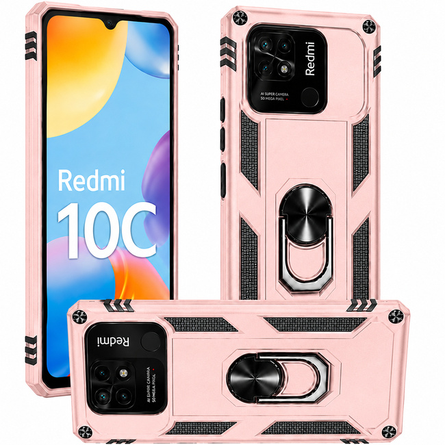 Θήκη Armor για Xiaomi Redmi 12C - ροζ χρυσή
