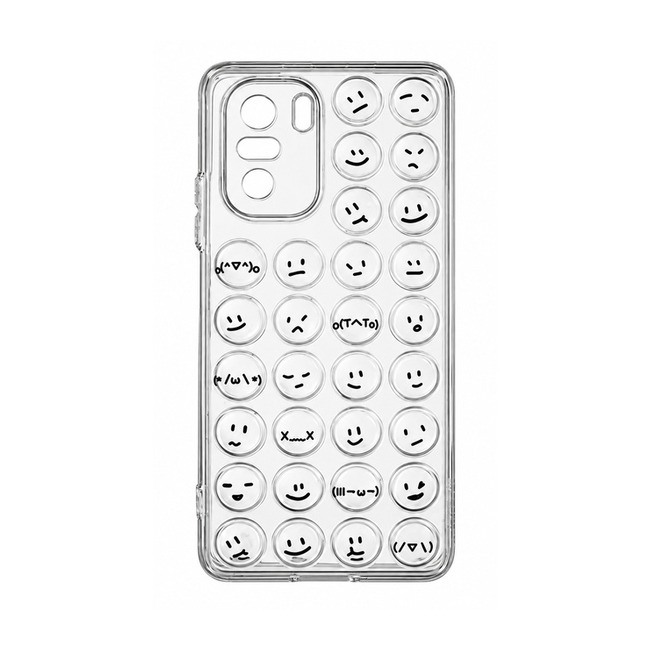 Διάφανη Θήκη Emoji για Xiaomi Poco F3 - Διάφανο
