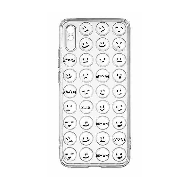 Διάφανη Θήκη Emoji για Xiaomi Redmi 9C - Διάφανο