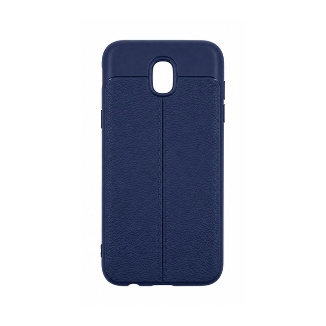 Θήκη με Υφή Litchi για Samsung Galaxy J5 2017 - Σκούρο Μπλε