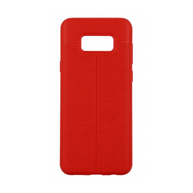 Θήκη με Υφή Litchi για Samsung Galaxy S8+ - Κόκκινο