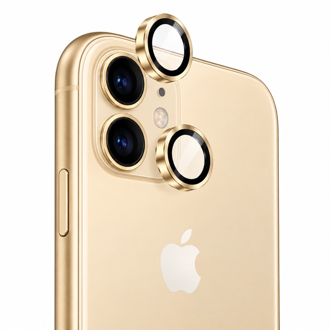 Προστατευτικό τζαμάκι κάμερας One by One για Apple iPhone 12 - χρυσή