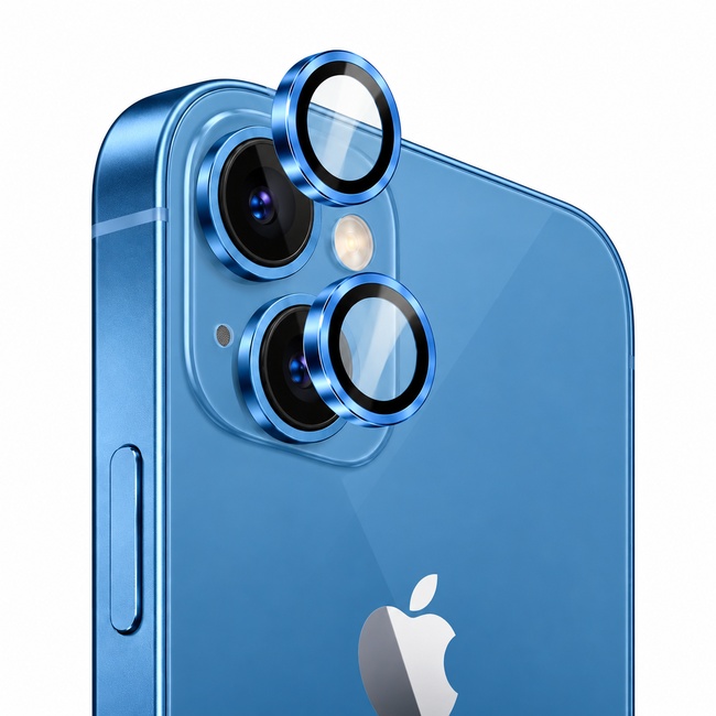 Προστατευτικό τζαμάκι κάμερας One by One για Apple iPhone 14 - μπλε