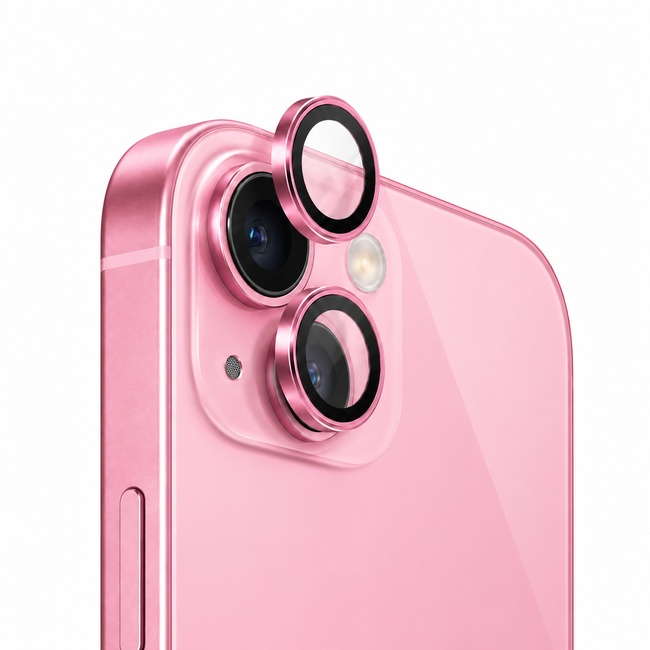 Προστατευτικό τζαμάκι κάμερας One by One για Apple iPhone 13 - ροζ