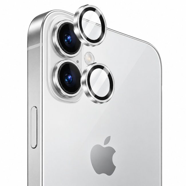 Προστατευτικό τζαμάκι κάμερας One by One για Apple iPhone 16 Plus - ασημί