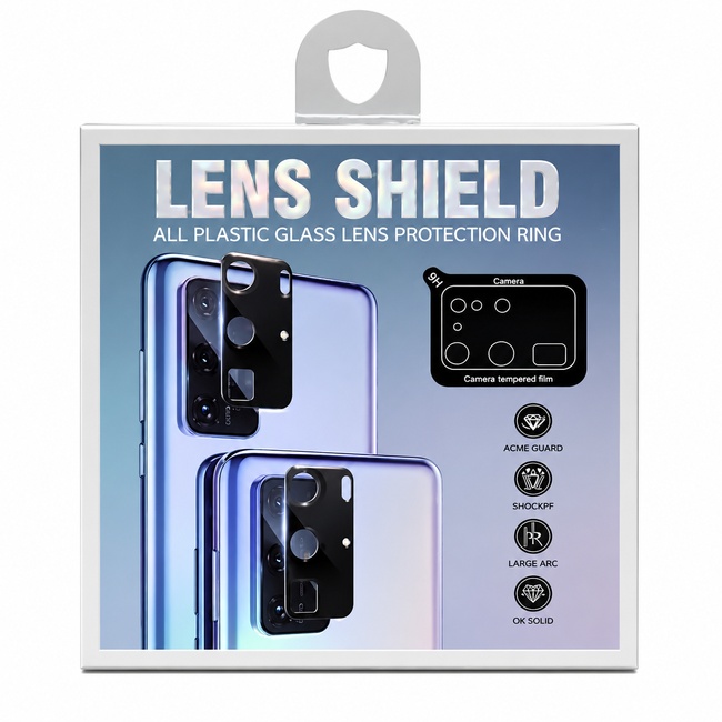 Προστατευτικό Τζαμάκι Κάμερας Lens Shield για Samsung Galaxy S20 Ultra - Black - Μαύρο