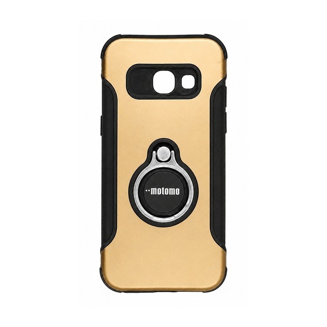 Metal Motomo Case with Ring για Samsung Galaxy A3 2017 - χρυσή
