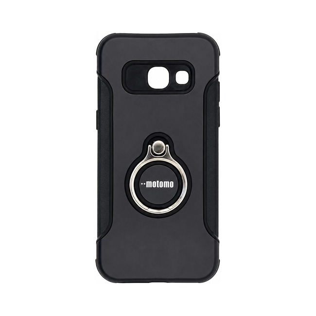 Metal Motomo Case with Ring για Samsung Galaxy A3 2017 - μαύρη