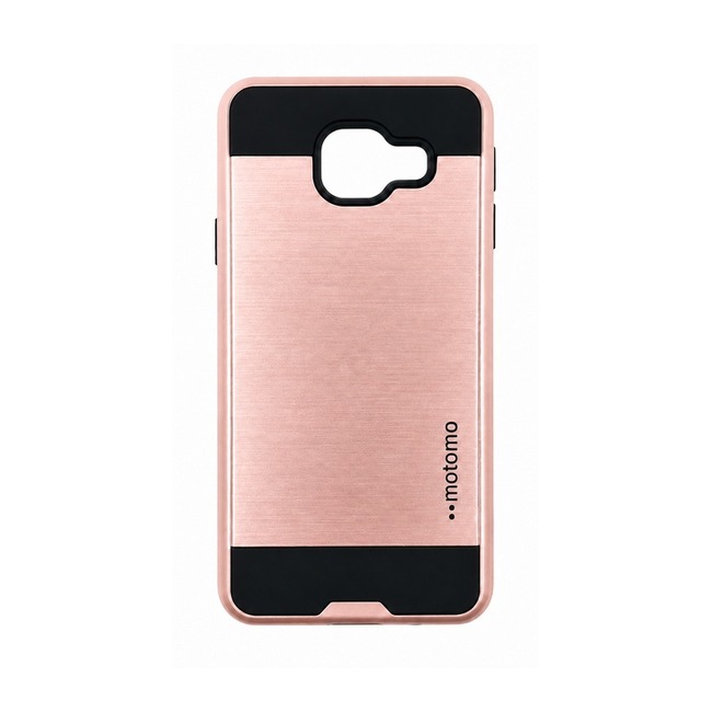 Metal Motomo Case για Samsung Galaxy A3 2016 - ροζ χρυσή