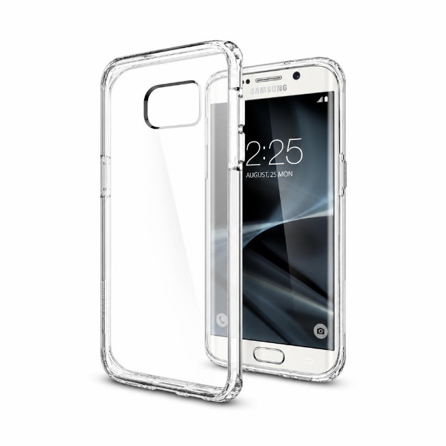 Θήκη Πλάτης Σιλικόνης Απλή για Samsung G935F Galaxy S7 Edge - Χρώμα: Διάφανο