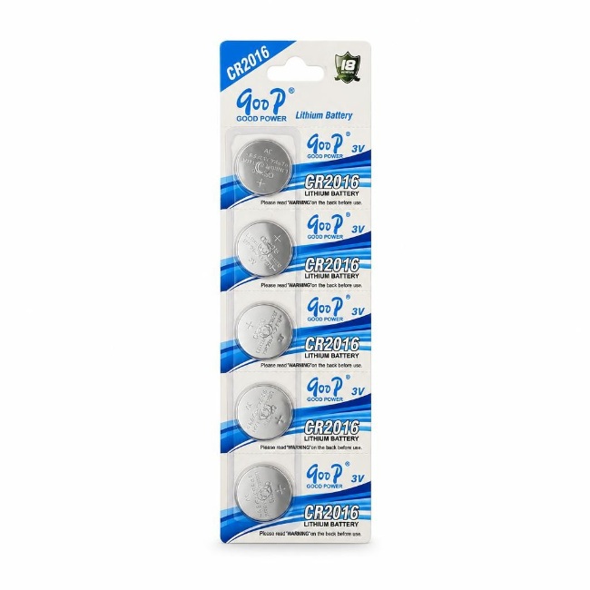 Μπαταρίες Buttoncell Goop 3V - CR2016 (5 τμχ)
