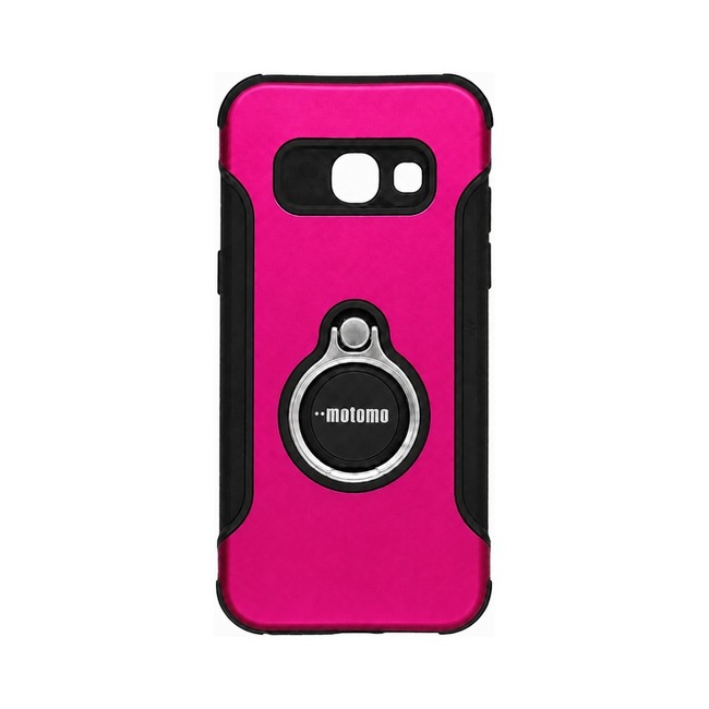 Metal Motomo Case with Ring για Samsung Galaxy A3 2017 - φούξια
