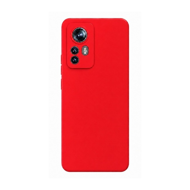 θήκη σιλικόνης (Soft) για Xiaomi 12 Pro - κόκκινη