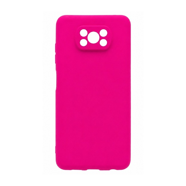 θήκη σιλικόνης (Soft) για Xiaomi Poco X3 - φούξια