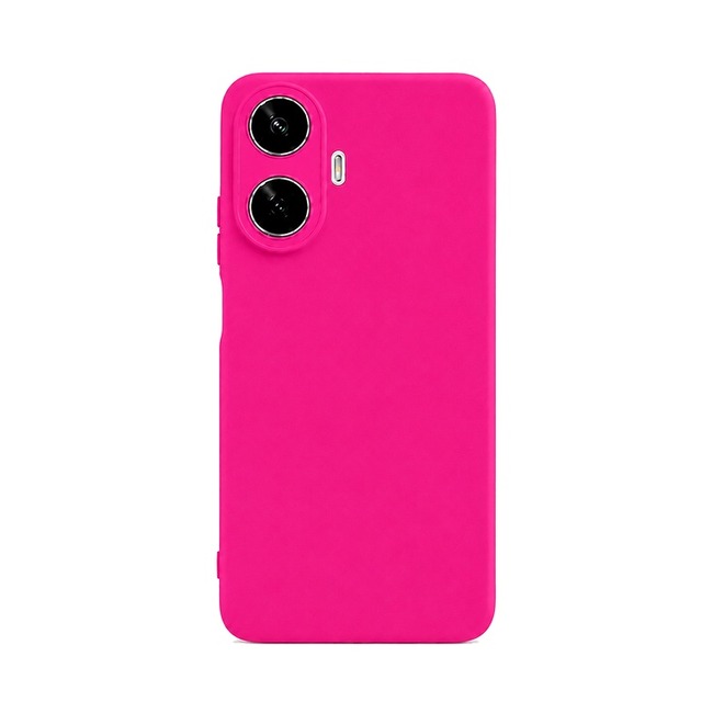 θήκη σιλικόνης (Soft) για Realme C55 - φούξια