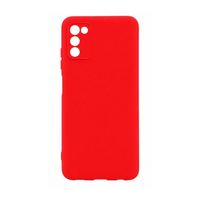 θήκη σιλικόνης (Soft) για Samsung Galaxy A02s - κόκκινη