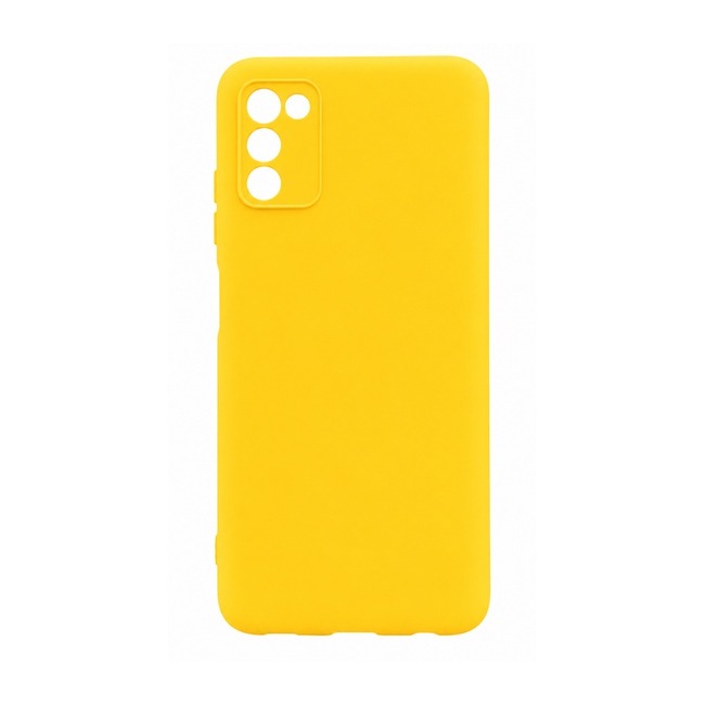θήκη σιλικόνης (Soft) για Samsung Galaxy A02s - κίτρινη
