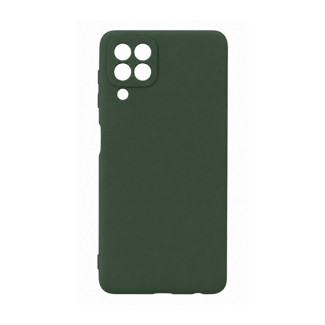 θήκη σιλικόνης (Soft) για Samsung Galaxy A12 - σκούρο πράσινο