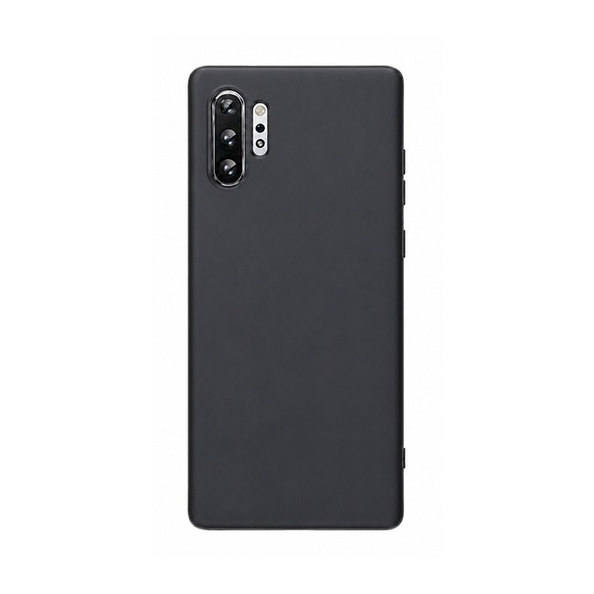 θήκη σιλικόνης (Soft) για Samsung Galaxy Note 10 Plus - μαύρη
