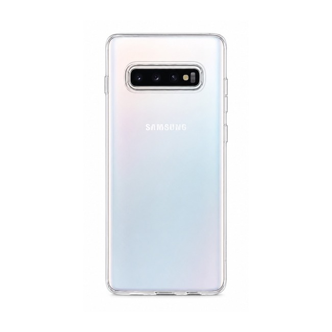 Διάφανη θήκη σιλικόνης για Samsung Galaxy S10 - διάφανη