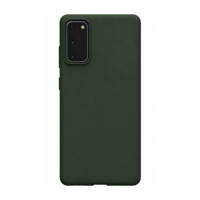 θήκη σιλικόνης (Soft) για Samsung Galaxy S20 - σκούρο πράσινο