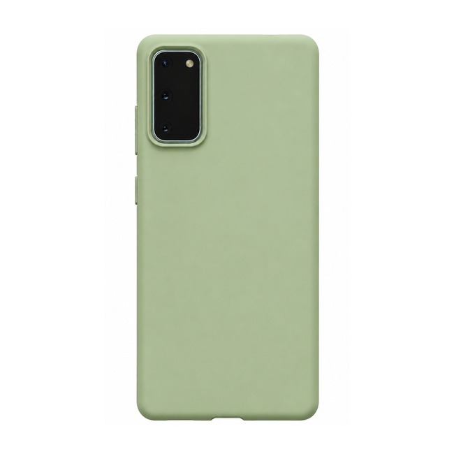 θήκη σιλικόνης (Soft) για Samsung Galaxy S20 - φιστικί