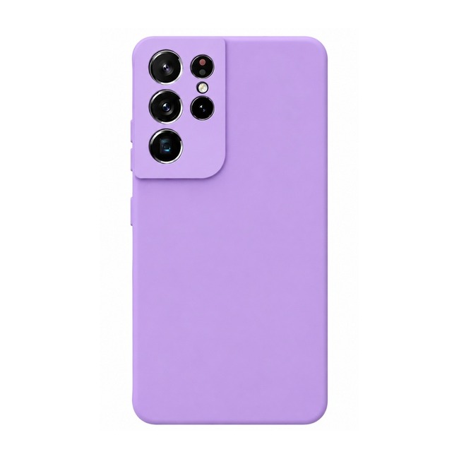θήκη σιλικόνης (Soft) για Samsung Galaxy S22 Ultra - λιλά