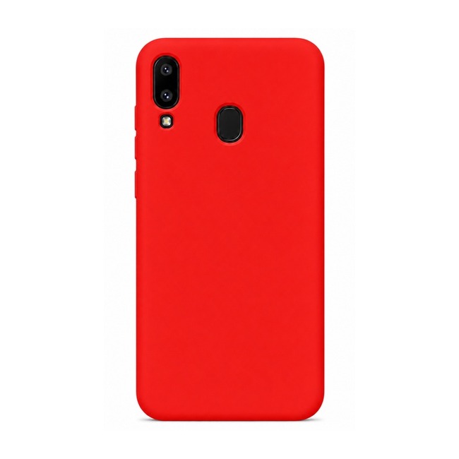 Θήκη σιλικόνης για Samsung Galaxy A30 - κόκκινη