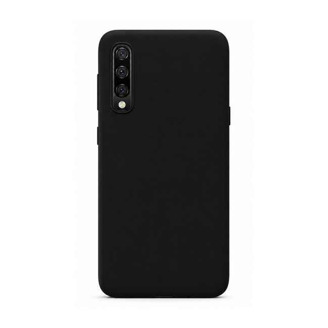 Θήκη σιλικόνης για Samsung Galaxy A70 - μαύρη
