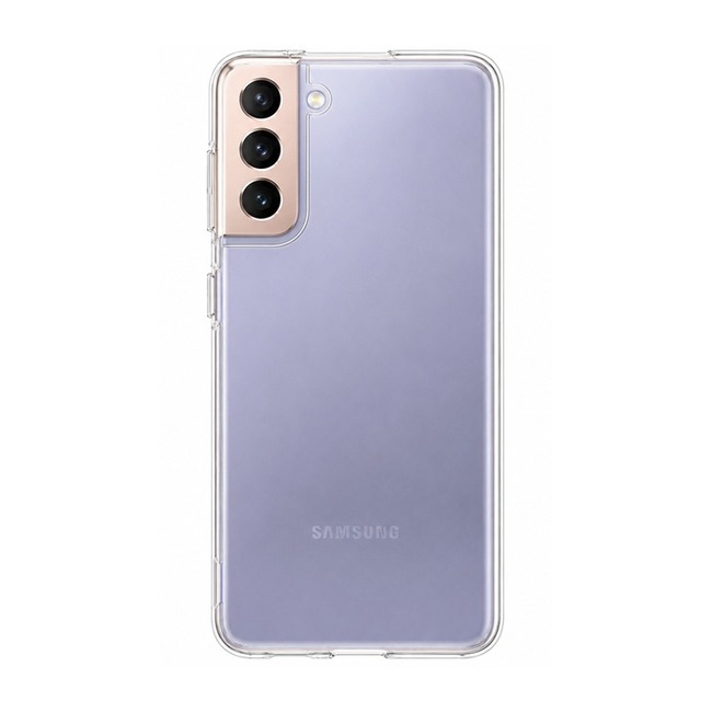 Διάφανη θήκη σιλικόνης για Samsung Galaxy S21 - διάφανη