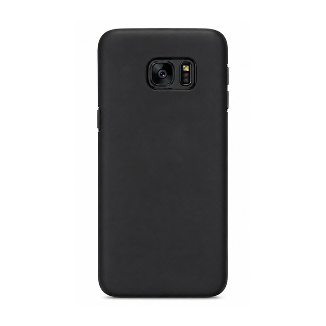 Θήκη σιλικόνης για Samsung Galaxy S7 Edge - μαύρη