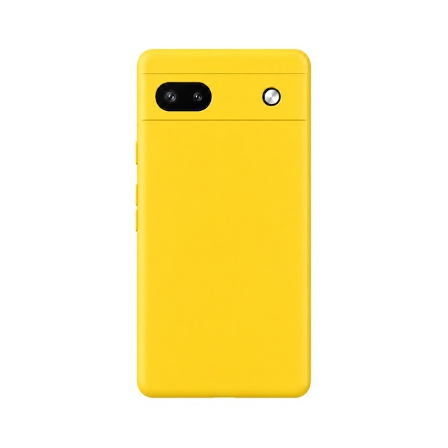 θήκη σιλικόνης (Soft) για Google Pixel 7a - κίτρινη